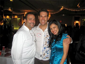 Friends at the celebration
