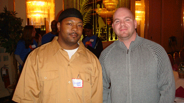 Two guests at the celebration